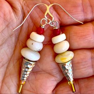 Vanilla Cone Earrings